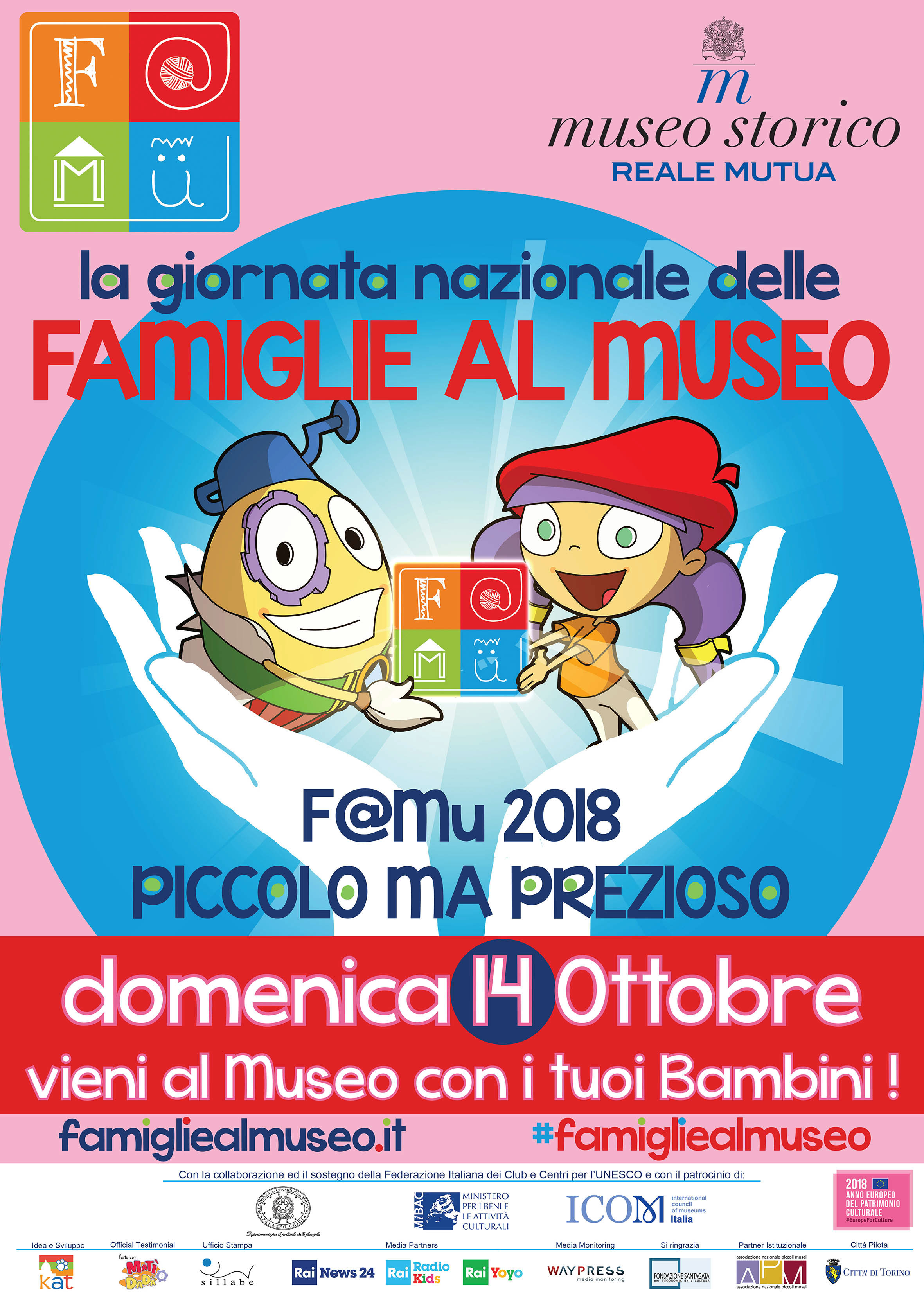 Locandina Giornata F@AMU al Museo Storico Reale Mutua