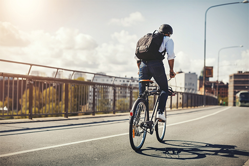 city biker