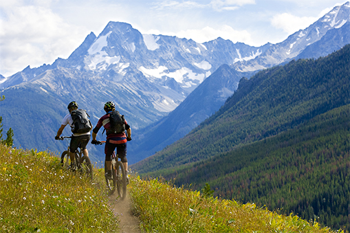 mountain biker